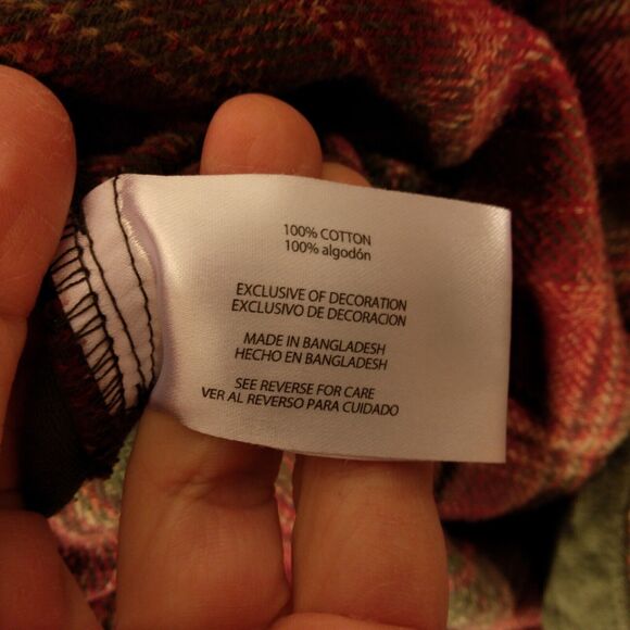 Orvis flannel shirt jacket mens M Medium thick red plaid shacket long sleeve - Picture 8 of 9